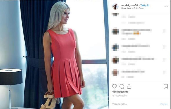 53 yaşındaki anne sosyal medyayı salladı!
