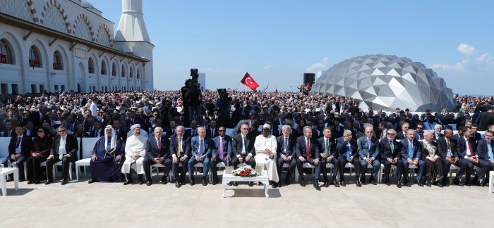 Büyük Çamlıca Camii'nde görkemli açılış