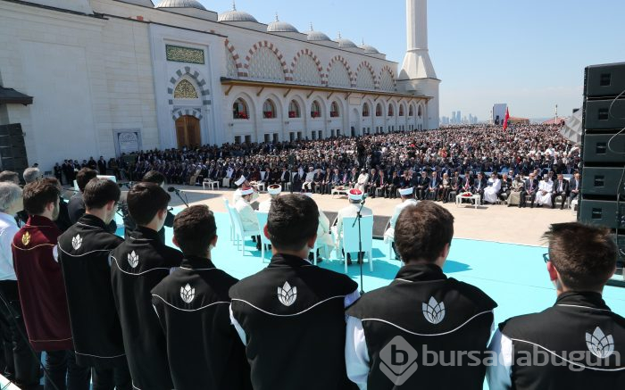 Büyük Çamlıca Camii'nde görkemli açılış