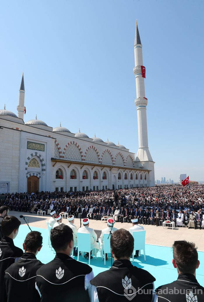 Büyük Çamlıca Camii'nde görkemli açılış