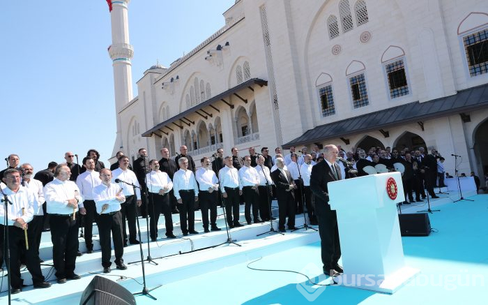 Büyük Çamlıca Camii'nde görkemli açılış