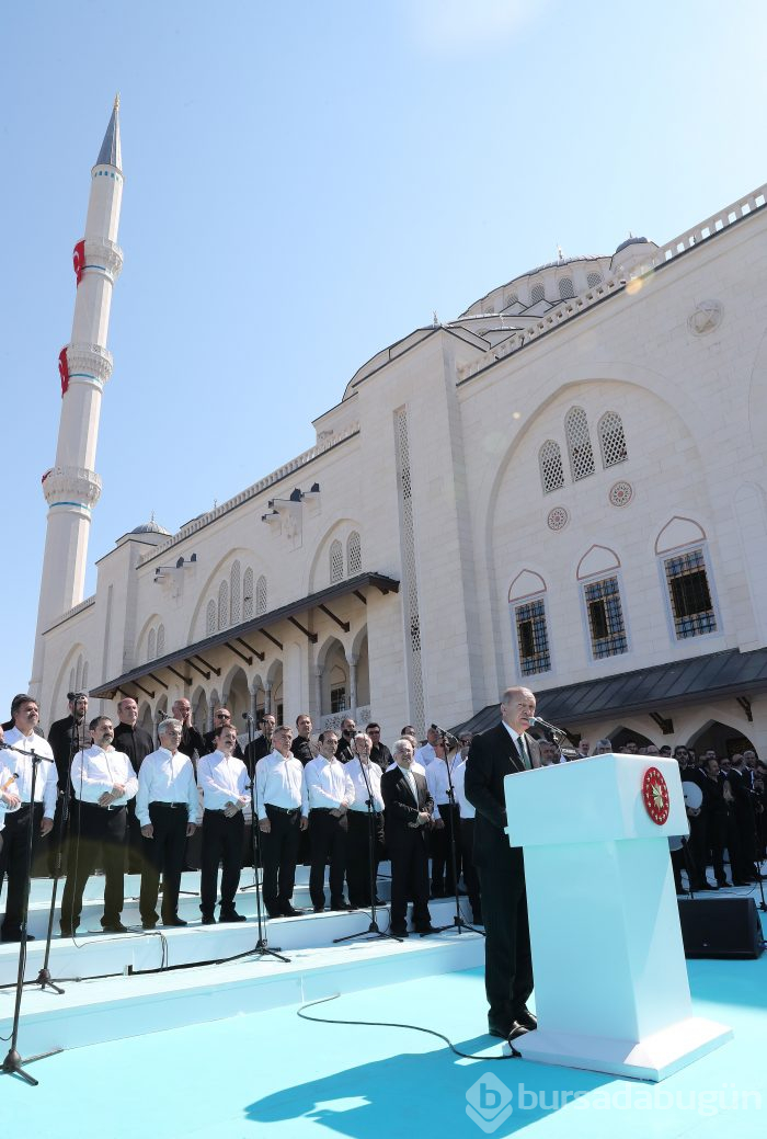 Büyük Çamlıca Camii'nde görkemli açılış