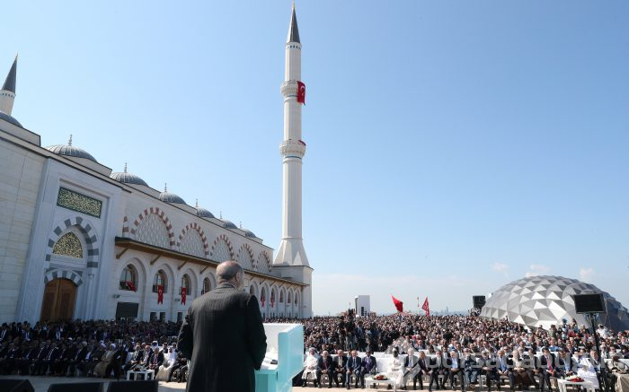 Büyük Çamlıca Camii'nde görkemli açılış