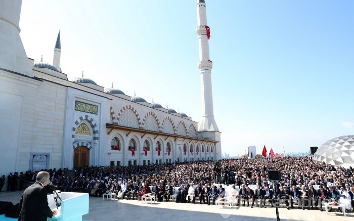 Büyük Çamlıca Camii'nde görkemli açılış