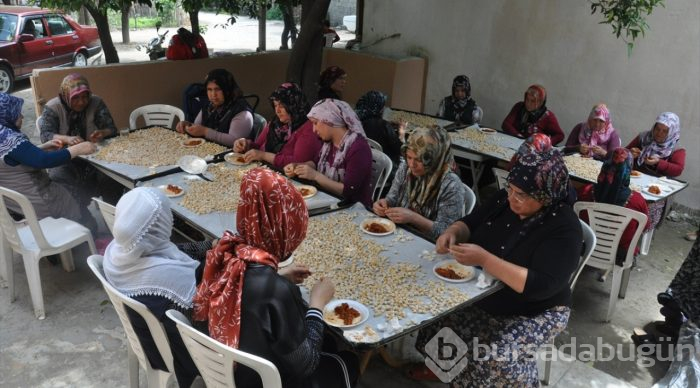  Ramazan lezzetlerini imece usulü hazırlıyorlar 