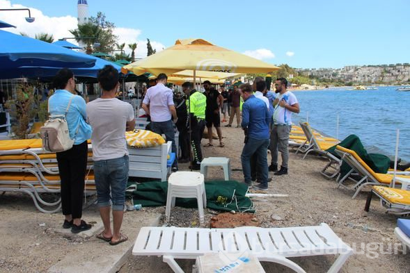 Bodrum'un dünya ünlü sahilinde şoke eden manzara!
