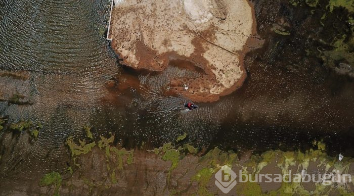  Göle dönen Amik Ovası'ndaki su seviyesi azaldı 