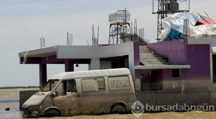  Göle dönen Amik Ovası'ndaki su seviyesi azaldı 