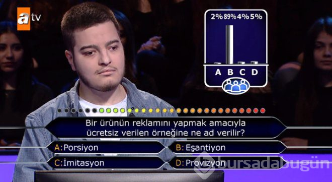 Kim Milyoner Olmak İster'e, Görme Engelli Yarışmacının Azmi Damgasını Vurdu
