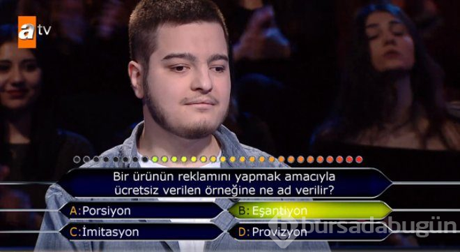 Kim Milyoner Olmak İster'e, Görme Engelli Yarışmacının Azmi Damgasını Vurdu
