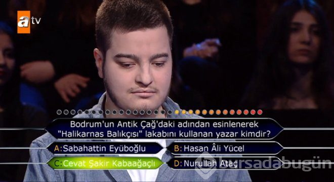 Kim Milyoner Olmak İster'e, Görme Engelli Yarışmacının Azmi Damgasını Vurdu
