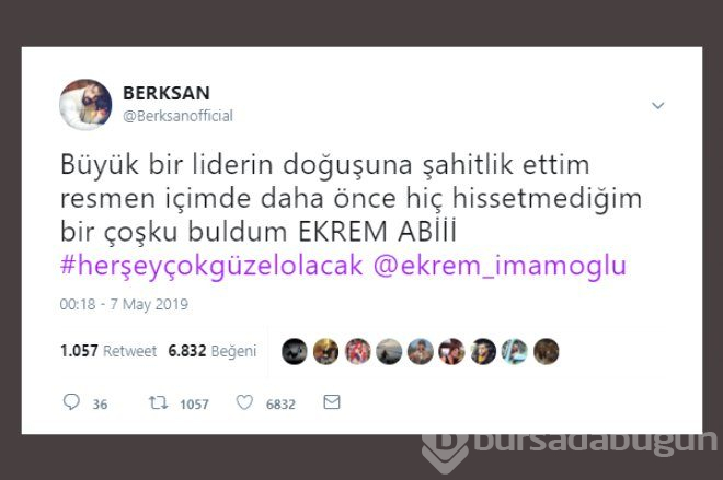 Twitter'da Ünlülerden, Ekrem İmamoğlu'na Tam Destek!