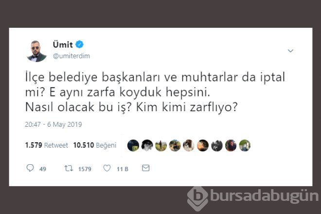 Twitter'da Ünlülerden, Ekrem İmamoğlu'na Tam Destek!