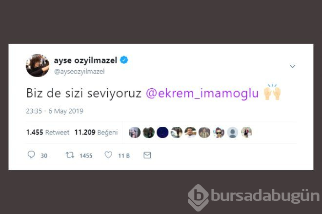 Twitter'da Ünlülerden, Ekrem İmamoğlu'na Tam Destek!