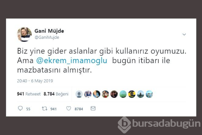 Twitter'da Ünlülerden, Ekrem İmamoğlu'na Tam Destek!