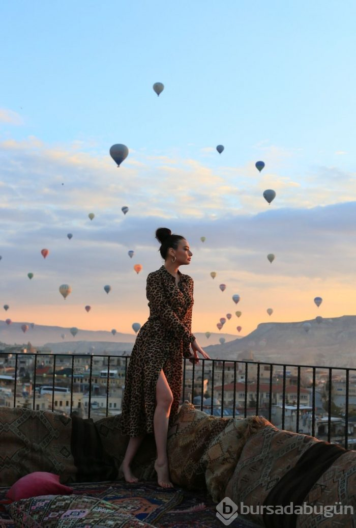 Kapadokya Rusların fotoğraf mekanı oldu