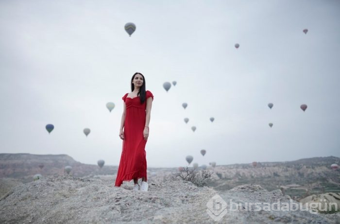 Kapadokya Rusların fotoğraf mekanı oldu
