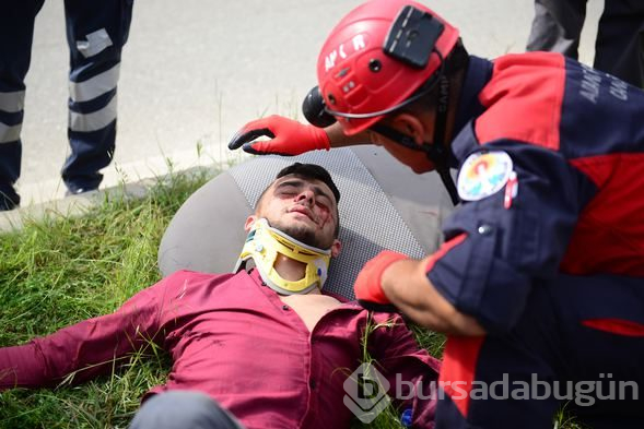  Yaralı sürücü, sürekli arkadaşlarını sordu 