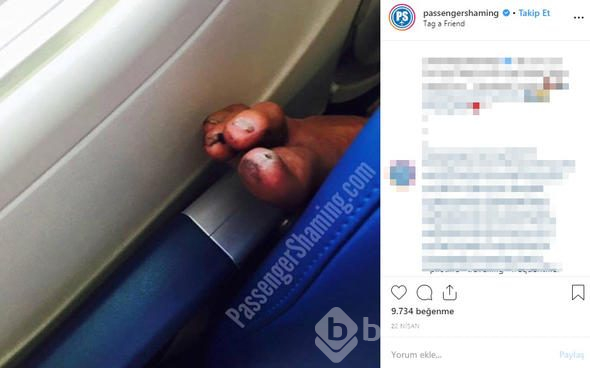 Uçakta mide bulandıran olay! Sosyal medyada gündem oldu