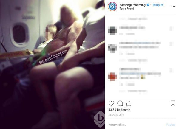 Uçakta mide bulandıran olay! Sosyal medyada gündem oldu