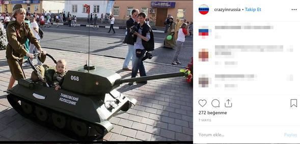 Rus kadın asker bunu yaptı, sosyal medya yıkıldı!
