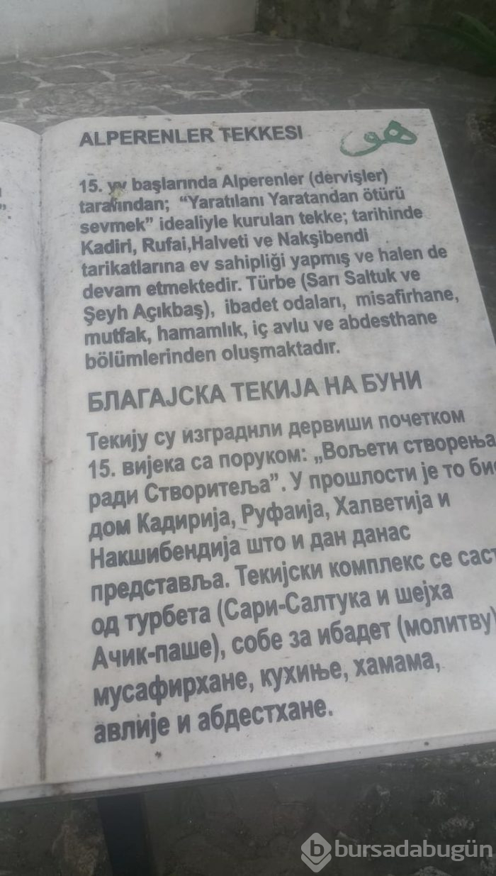 Bursalılardan Bosna ziyareti
