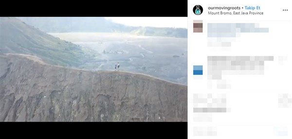 Yanardağ zirvesinde evlilik teklifi...