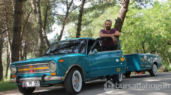 Hurda otomobili "Hacı Mülayim"e dönüştürdü
