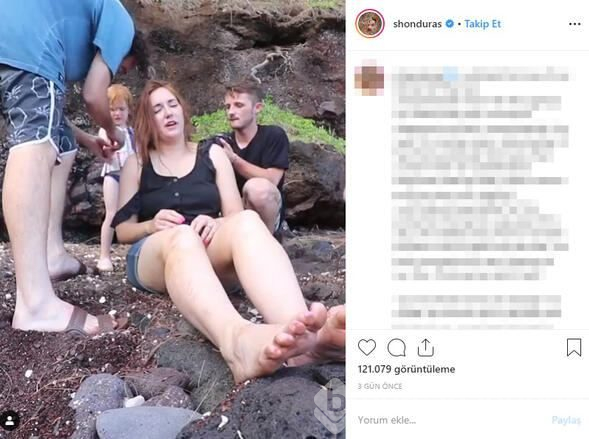 Karısının uçurumdan yuvarlandığı anları paylaştı, sosyal medya yıkıldı!
