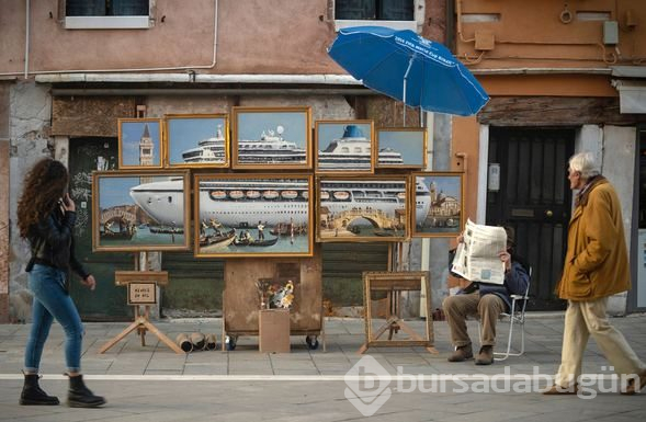Banksy Venedik'te tezgah açtı
