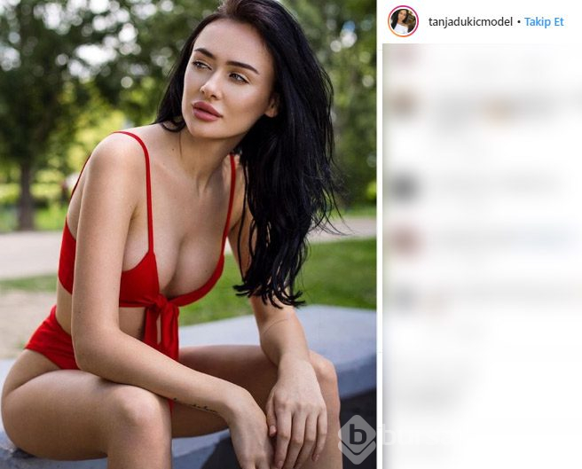 Türk sevgilisinin darp ettiği Sırp model dünya gündeminde
