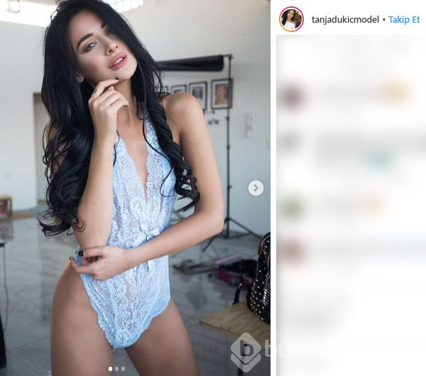 Türk sevgilisinin darp ettiği Sırp model dünya gündeminde