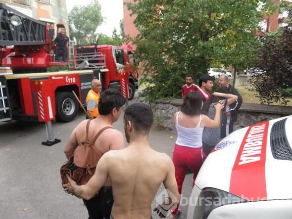 Ataşehir'de yangın