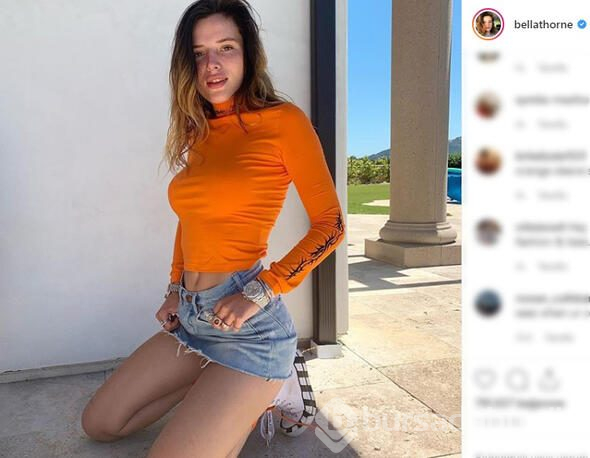 ABD'li ünlü isim Bella Thorne hacker'ının tehdidine beklenmedik bir cevap verdi