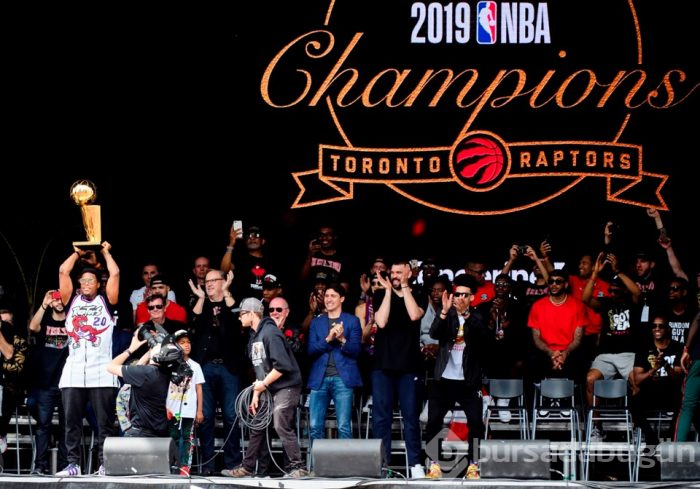 Toronto Raptors'ın şampiyonluk sevinci