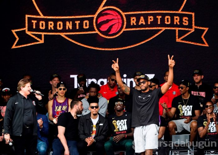 Toronto Raptors'ın şampiyonluk sevinci