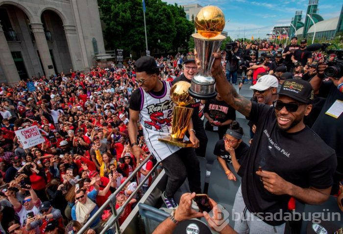 Toronto Raptors'ın şampiyonluk sevinci
