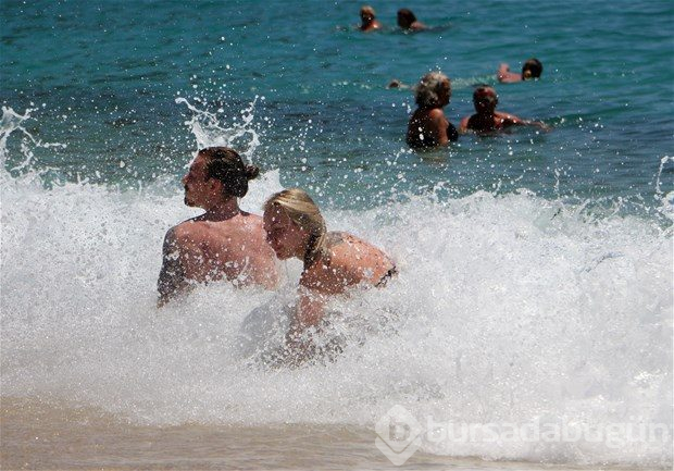 Bayram bitti plajlar turistlere kaldı