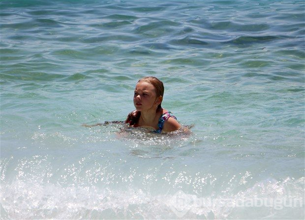 Bayram bitti plajlar turistlere kaldı