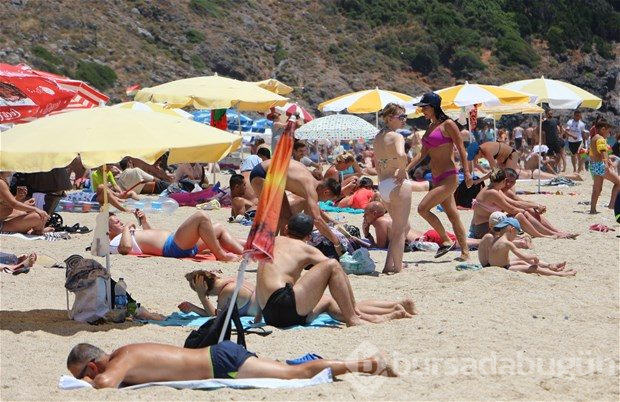 Bayram bitti plajlar turistlere kaldı
