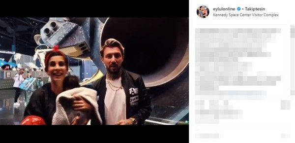 Göbek bağını NASA`ya götürdü