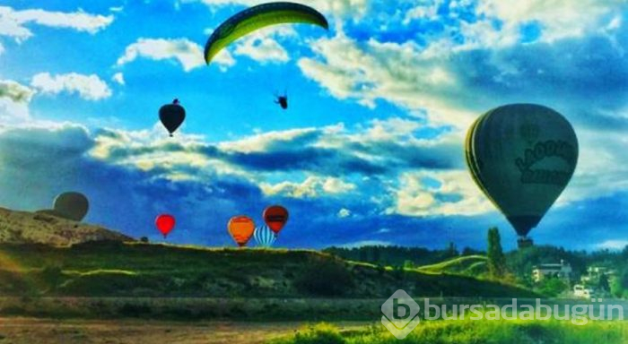 Yamaç paraşütünde yeni rota Pamukkale