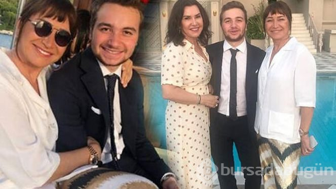 Demet Akbağ'ın oğlu Ali Çika mezun oldu