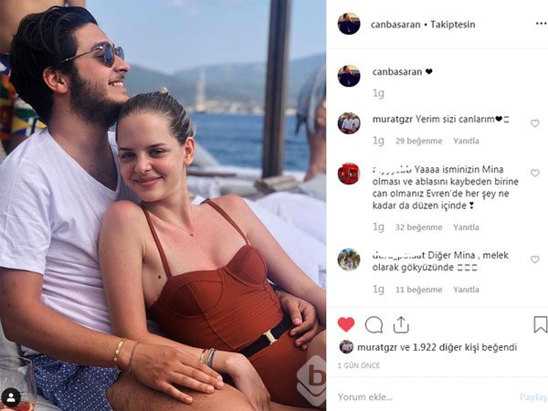 Mina Başaran'ın kardeşi, Can Başaran Mina Küçük ile aşk yaşıyor