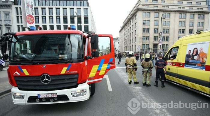 Brüksel'de itfaiyeci grevi