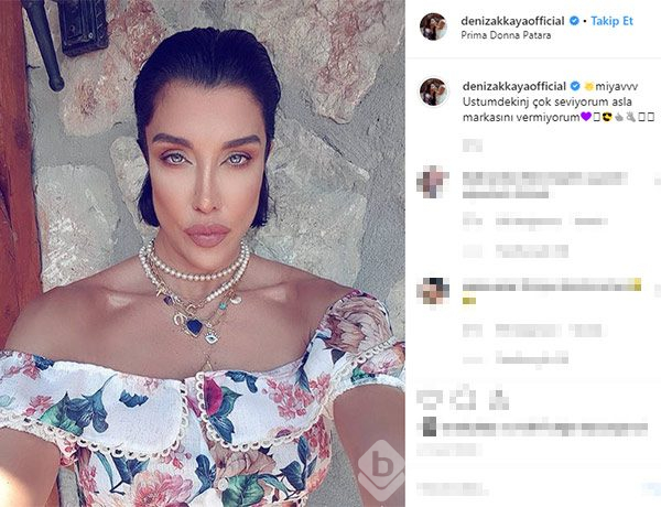 Eski manken Deniz Akkaya son paylaşımıyla yeniden gündeme geldi