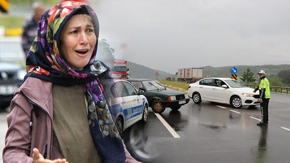 D-100'ün Ankara yönü trafiğe kapandı