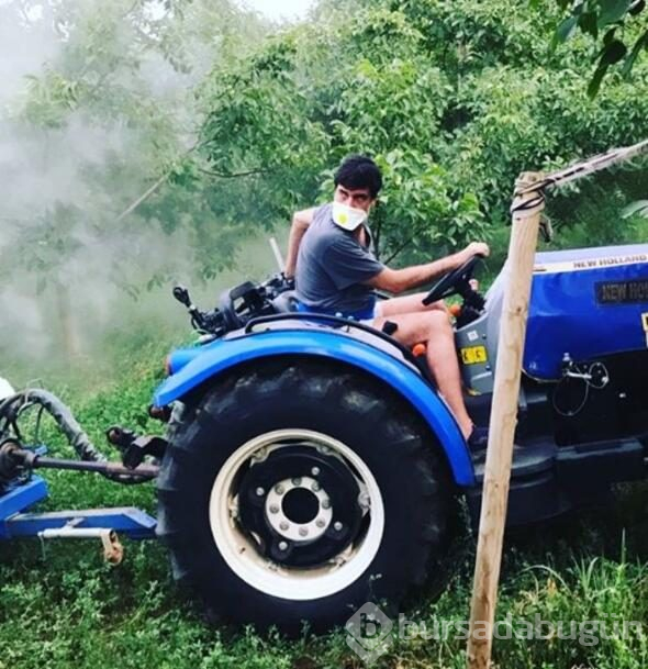Ünlü oyuncunun çiftlik hayatı