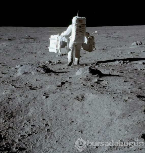 Apollo 11'den daha önce yayınlanmamış yeni kare