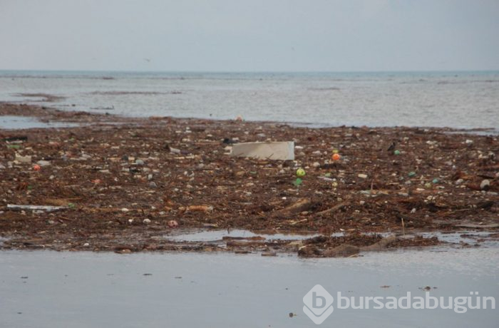 Trabzon'da deniz çamura bulandı